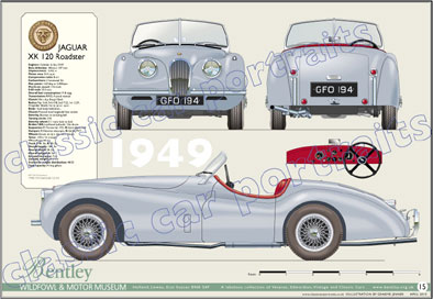 Jaguar XK120 DHC 1948-54 (wire wheels)