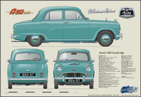 Austin A50 Cambridge 1954-57