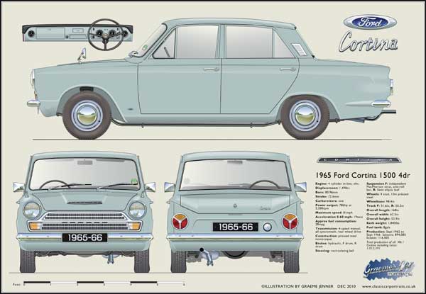 Ford Cortina Mk1 4 Door 1965-66