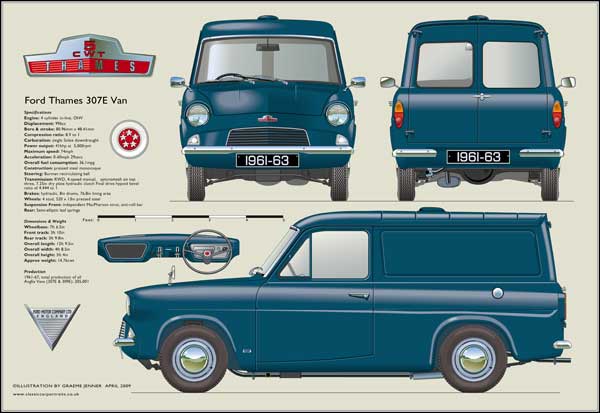 Ford Thames 307E Van 1961-63