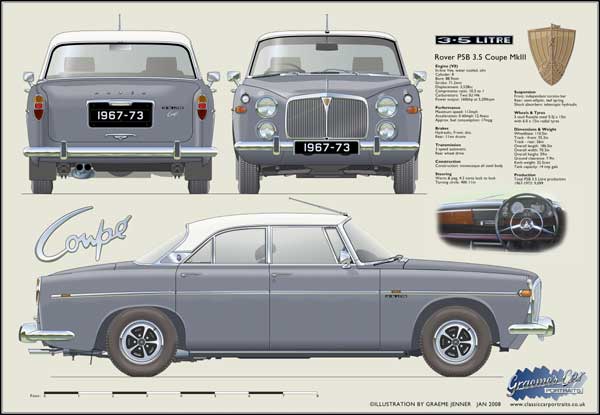 Rover P5B Coupé Mk3 1967-73