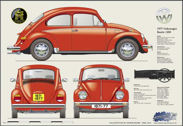 VW Beetle 1971-77